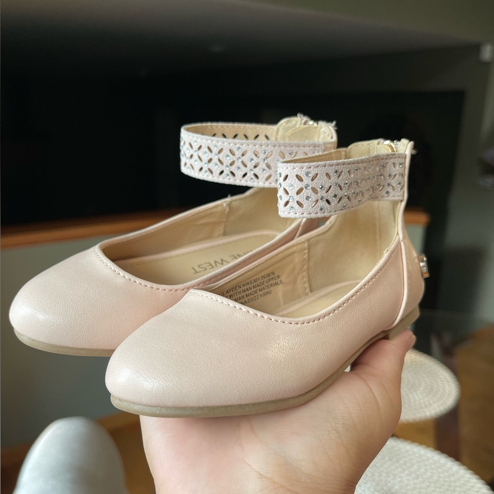 Baby Nine West Pink Dress Shoes Size 6